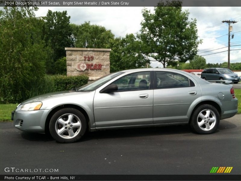 Bright Silver Metallic / Dark Slate Gray 2004 Dodge Stratus SXT Sedan