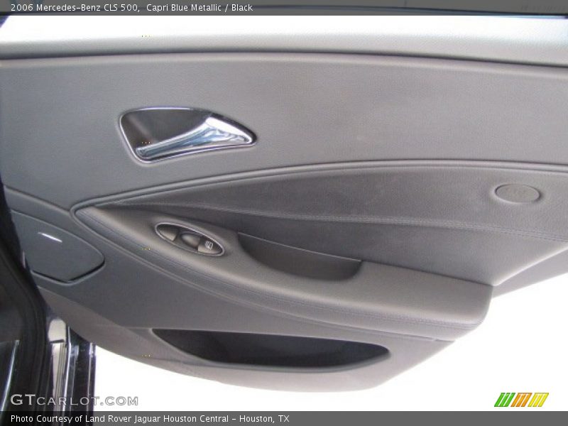 Capri Blue Metallic / Black 2006 Mercedes-Benz CLS 500