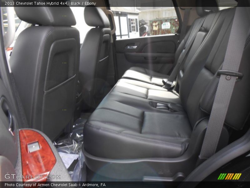 Rear Seat of 2013 Tahoe Hybrid 4x4