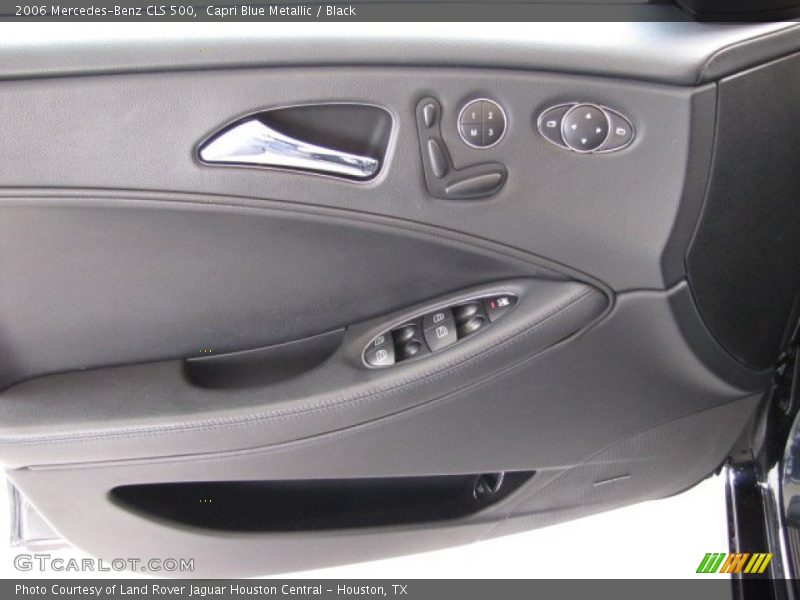 Capri Blue Metallic / Black 2006 Mercedes-Benz CLS 500