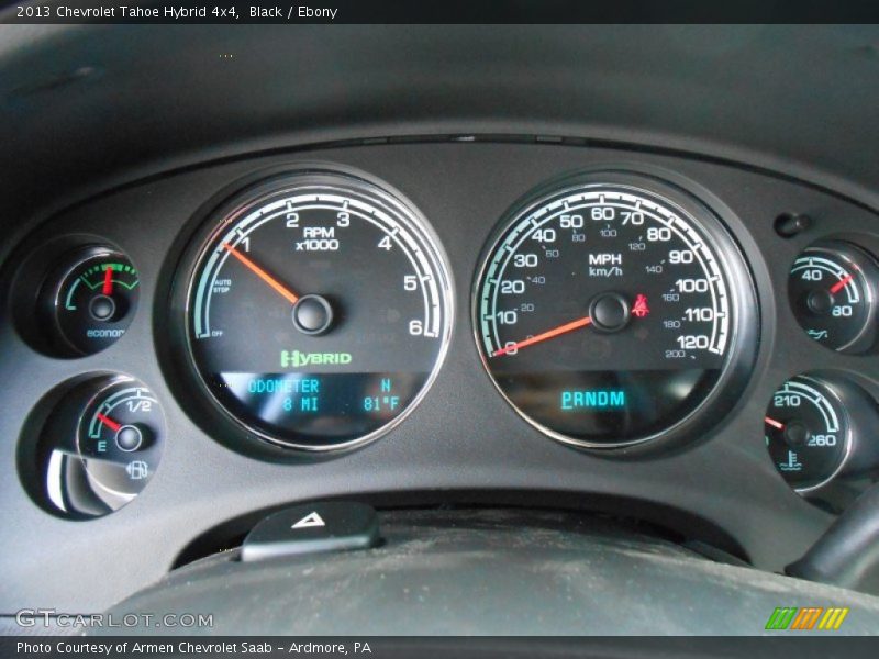  2013 Tahoe Hybrid 4x4 Hybrid 4x4 Gauges