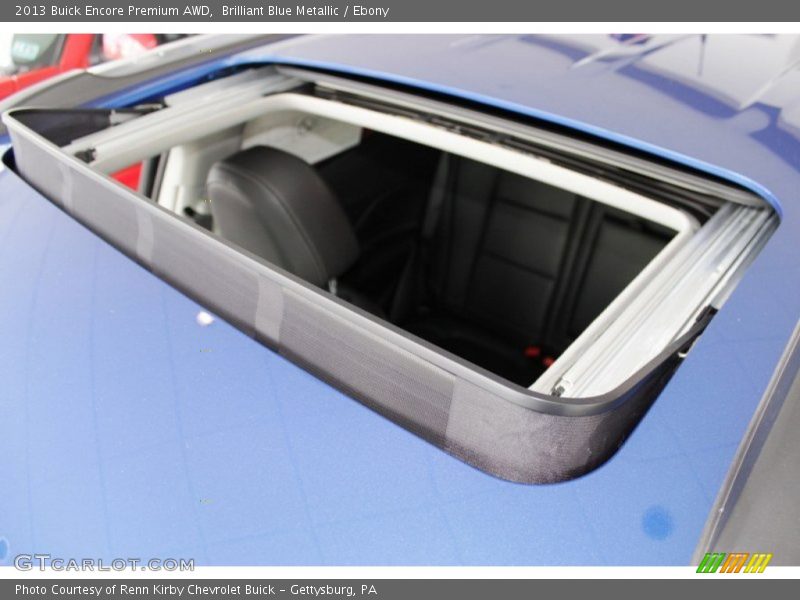 Brilliant Blue Metallic / Ebony 2013 Buick Encore Premium AWD