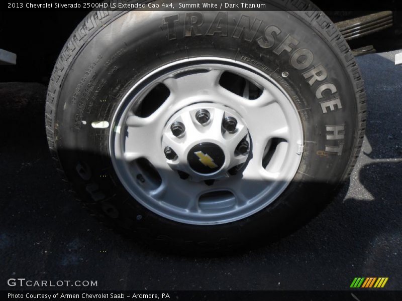 Summit White / Dark Titanium 2013 Chevrolet Silverado 2500HD LS Extended Cab 4x4