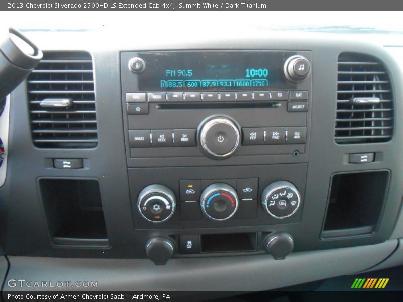 Summit White / Dark Titanium 2013 Chevrolet Silverado 2500HD LS Extended Cab 4x4