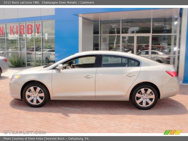 Champagne Silver Metallic / Cashmere 2013 Buick LaCrosse FWD