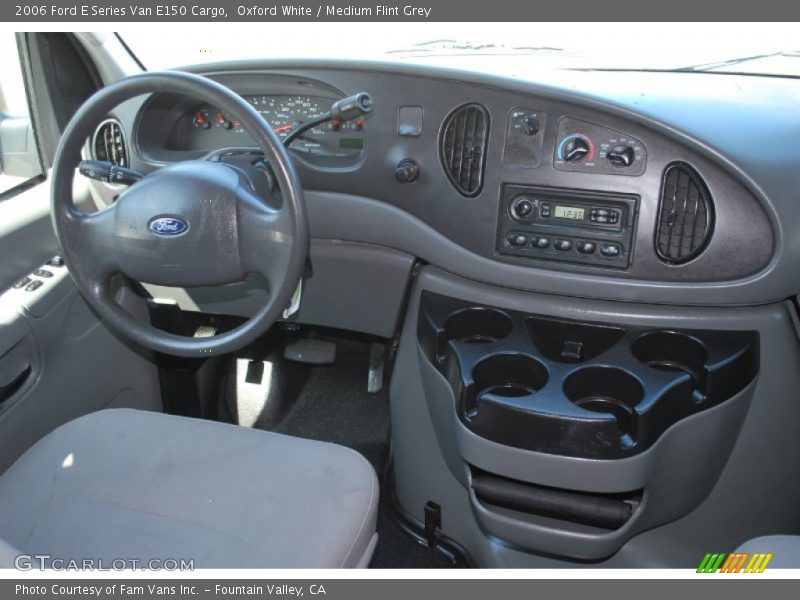 Oxford White / Medium Flint Grey 2006 Ford E Series Van E150 Cargo