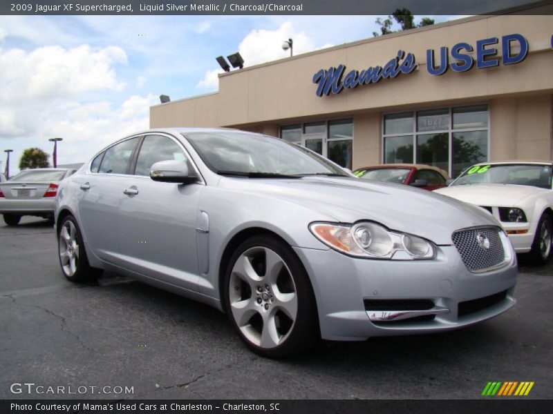 Liquid Silver Metallic / Charcoal/Charcoal 2009 Jaguar XF Supercharged