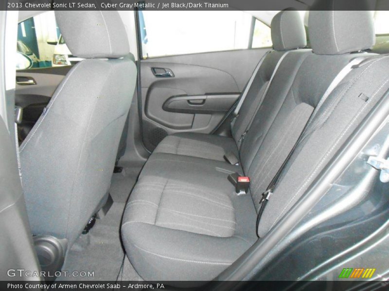 Cyber Gray Metallic / Jet Black/Dark Titanium 2013 Chevrolet Sonic LT Sedan