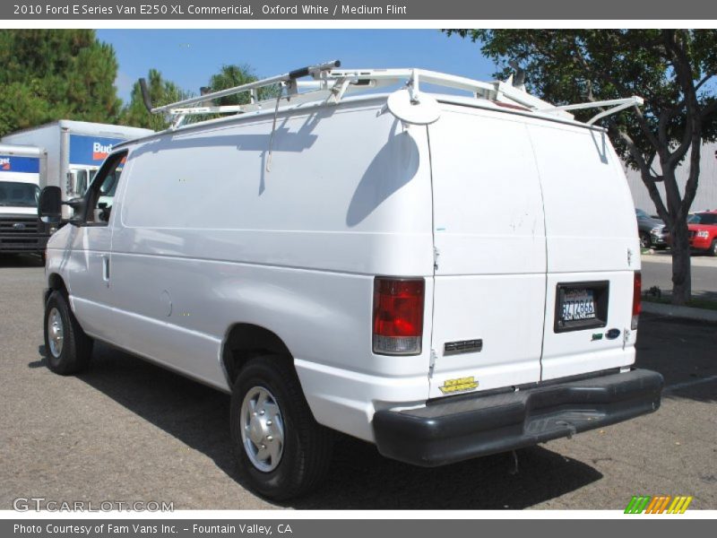 Oxford White / Medium Flint 2010 Ford E Series Van E250 XL Commericial