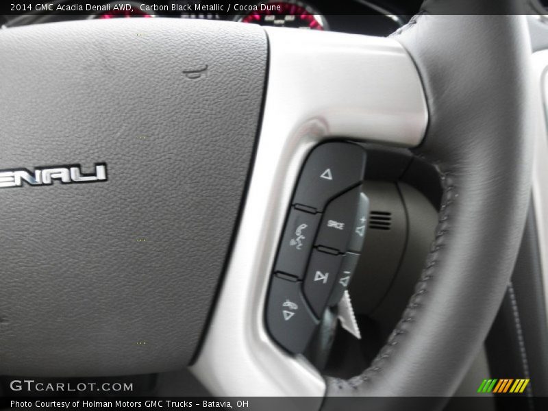 Carbon Black Metallic / Cocoa Dune 2014 GMC Acadia Denali AWD