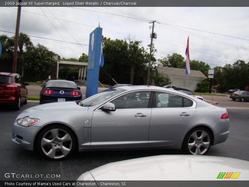 Liquid Silver Metallic / Charcoal/Charcoal 2009 Jaguar XF Supercharged