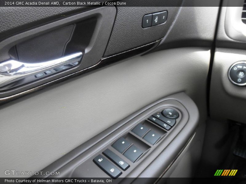Carbon Black Metallic / Cocoa Dune 2014 GMC Acadia Denali AWD