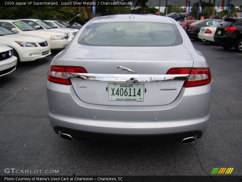 Liquid Silver Metallic / Charcoal/Charcoal 2009 Jaguar XF Supercharged