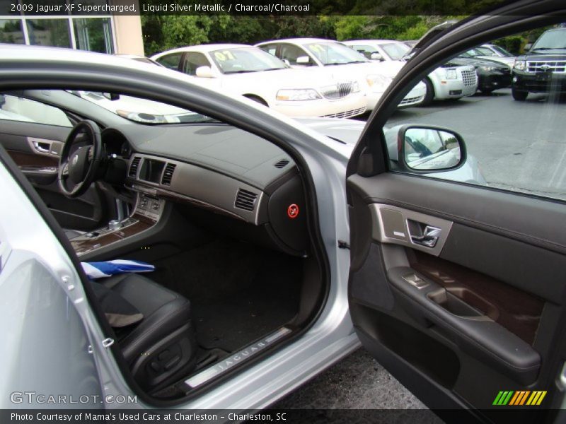 Liquid Silver Metallic / Charcoal/Charcoal 2009 Jaguar XF Supercharged