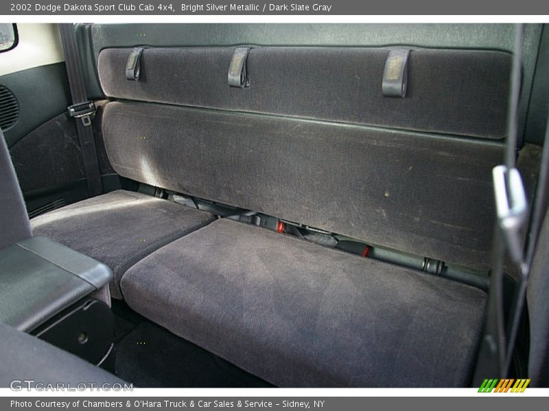 Bright Silver Metallic / Dark Slate Gray 2002 Dodge Dakota Sport Club Cab 4x4