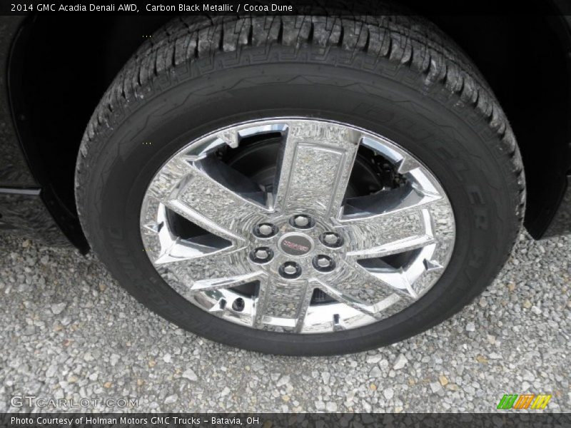 Carbon Black Metallic / Cocoa Dune 2014 GMC Acadia Denali AWD
