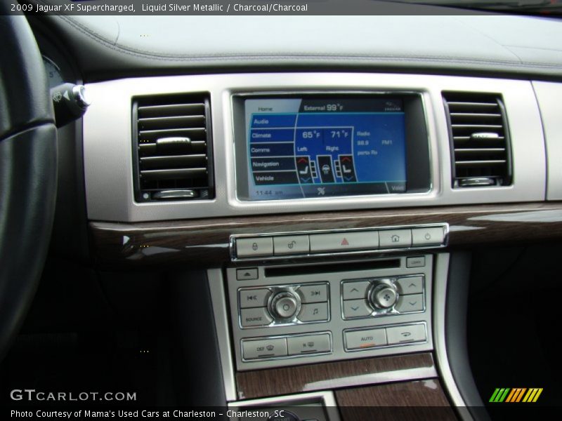 Liquid Silver Metallic / Charcoal/Charcoal 2009 Jaguar XF Supercharged