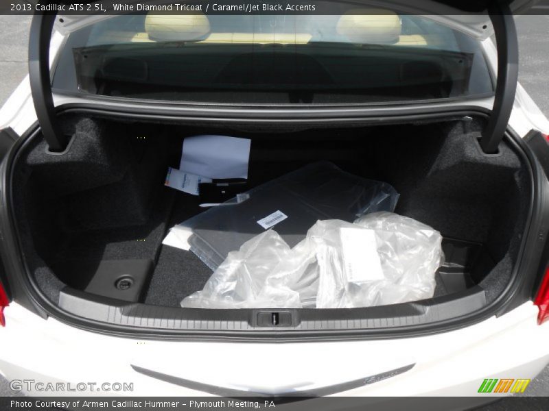 White Diamond Tricoat / Caramel/Jet Black Accents 2013 Cadillac ATS 2.5L