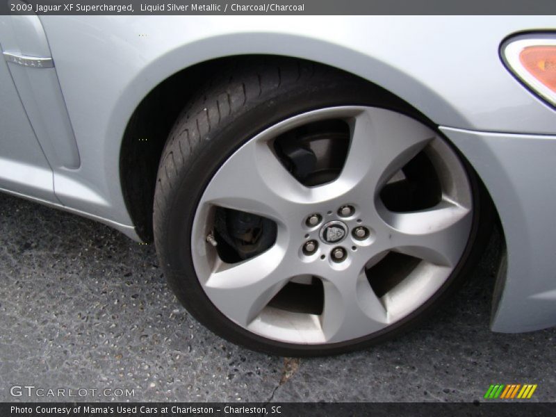 Liquid Silver Metallic / Charcoal/Charcoal 2009 Jaguar XF Supercharged