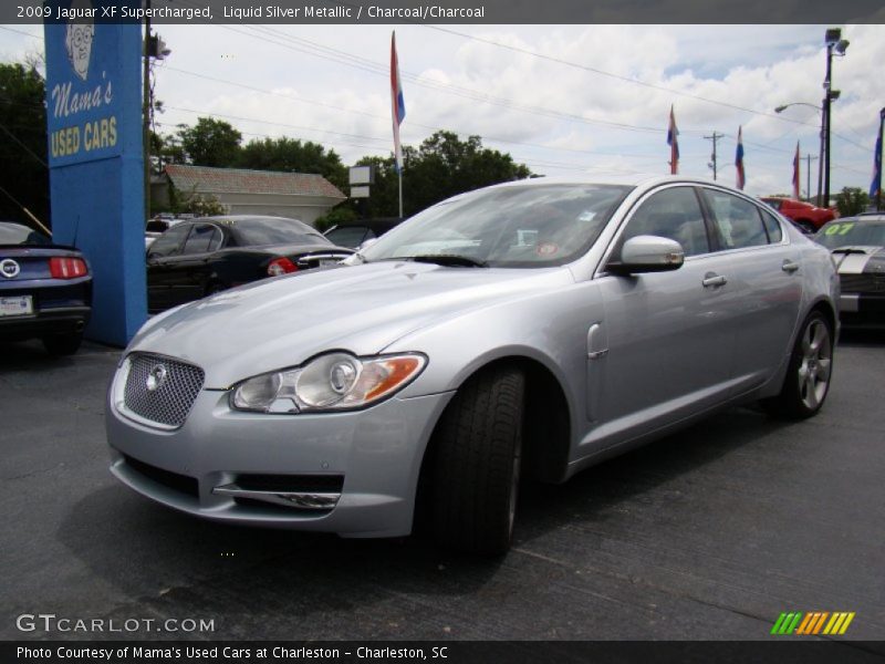 Liquid Silver Metallic / Charcoal/Charcoal 2009 Jaguar XF Supercharged