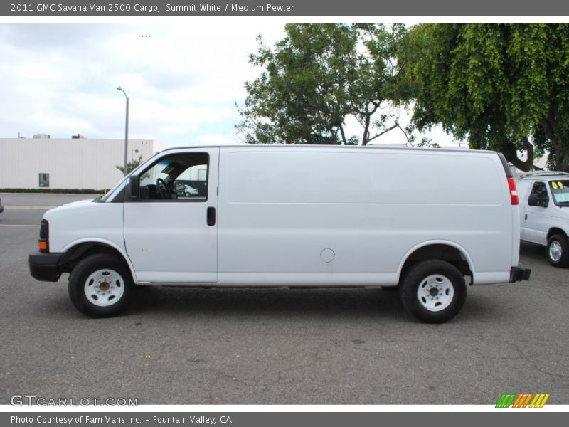 Summit White / Medium Pewter 2011 GMC Savana Van 2500 Cargo