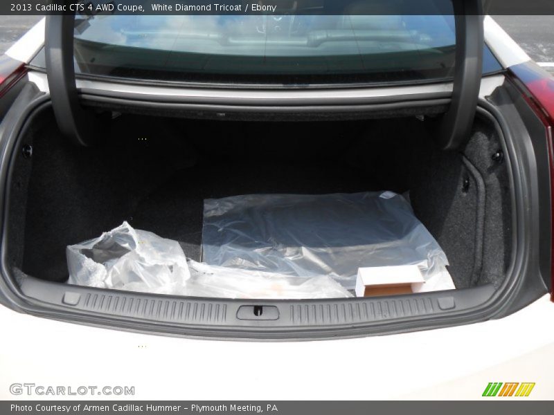 White Diamond Tricoat / Ebony 2013 Cadillac CTS 4 AWD Coupe