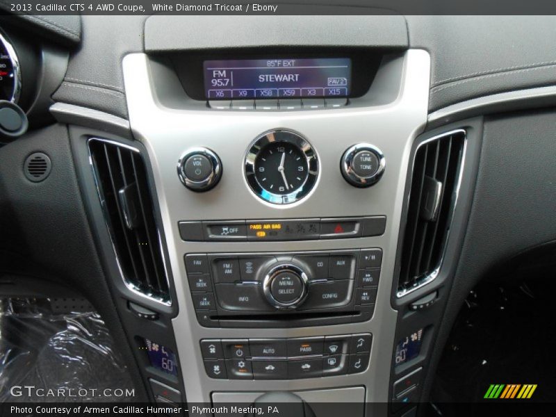 White Diamond Tricoat / Ebony 2013 Cadillac CTS 4 AWD Coupe