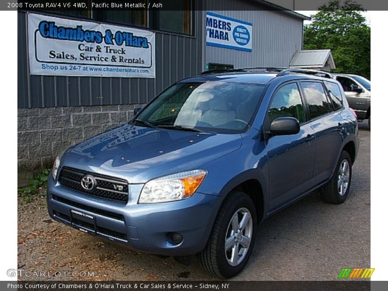 Pacific Blue Metallic / Ash 2008 Toyota RAV4 V6 4WD