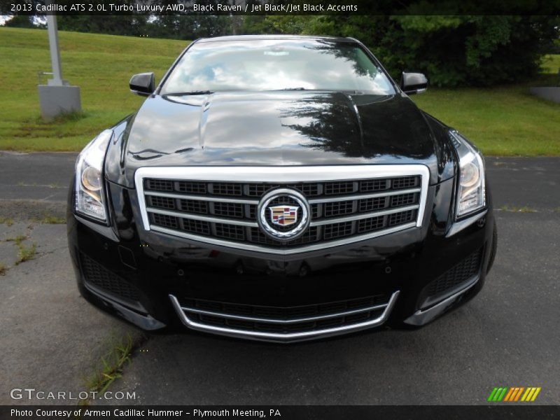 Black Raven / Jet Black/Jet Black Accents 2013 Cadillac ATS 2.0L Turbo Luxury AWD