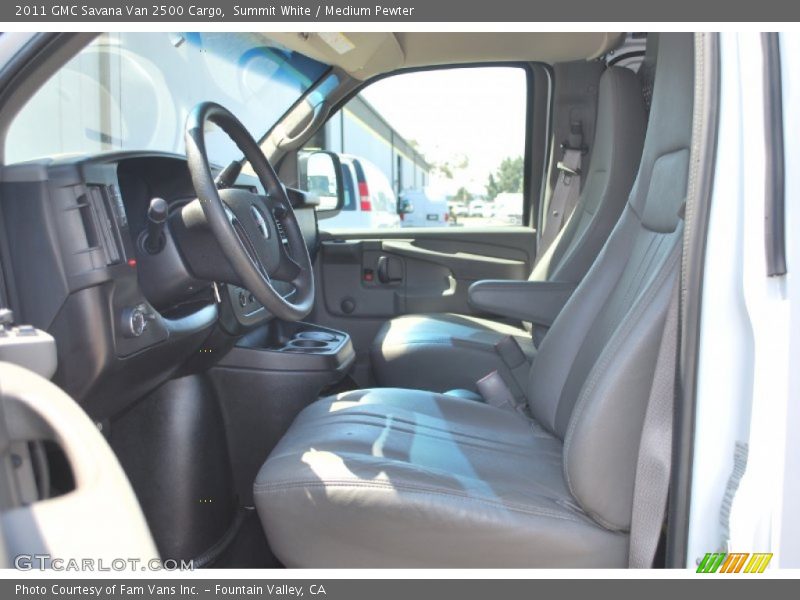 Summit White / Medium Pewter 2011 GMC Savana Van 2500 Cargo