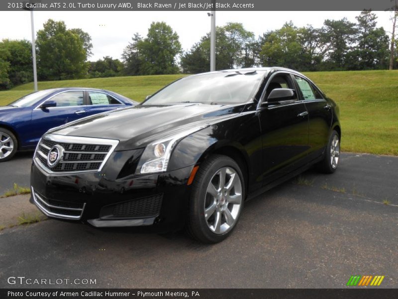 Black Raven / Jet Black/Jet Black Accents 2013 Cadillac ATS 2.0L Turbo Luxury AWD