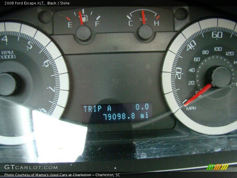 Black / Stone 2008 Ford Escape XLT