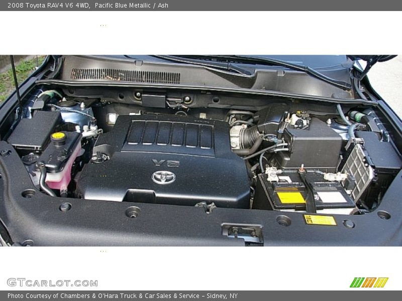 Pacific Blue Metallic / Ash 2008 Toyota RAV4 V6 4WD