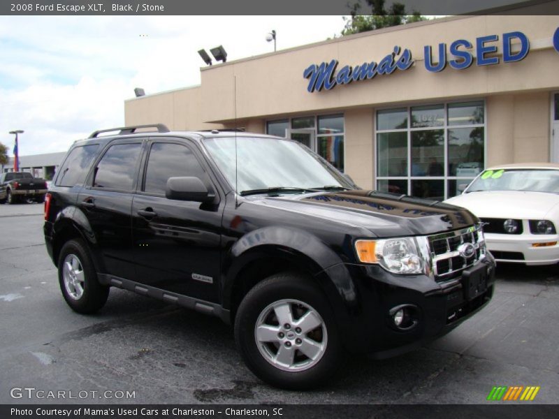 Black / Stone 2008 Ford Escape XLT