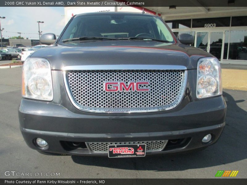 Dark Slate Metallic / Cocoa/Light Cashmere 2008 GMC Yukon XL Denali AWD