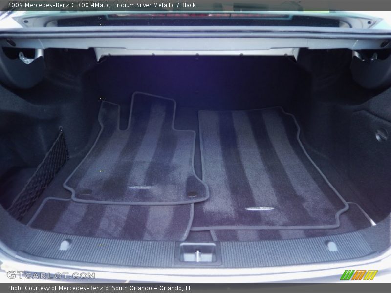 Iridium Silver Metallic / Black 2009 Mercedes-Benz C 300 4Matic