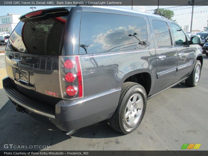 Dark Slate Metallic / Cocoa/Light Cashmere 2008 GMC Yukon XL Denali AWD