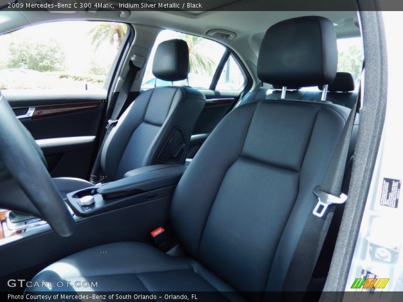 Iridium Silver Metallic / Black 2009 Mercedes-Benz C 300 4Matic