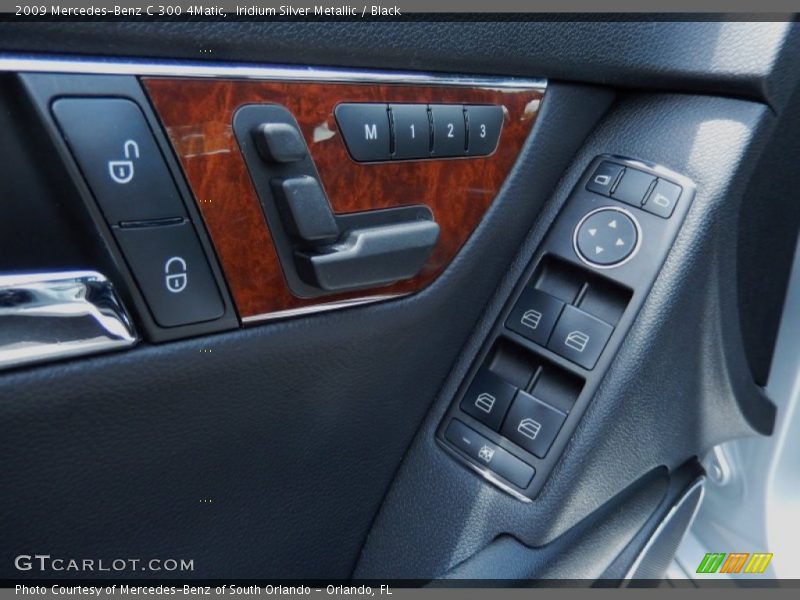 Iridium Silver Metallic / Black 2009 Mercedes-Benz C 300 4Matic
