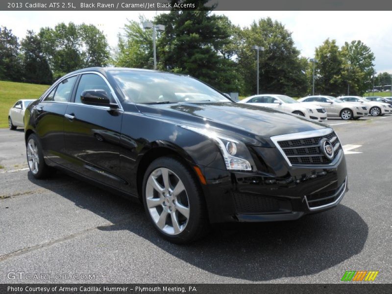 Black Raven / Caramel/Jet Black Accents 2013 Cadillac ATS 2.5L