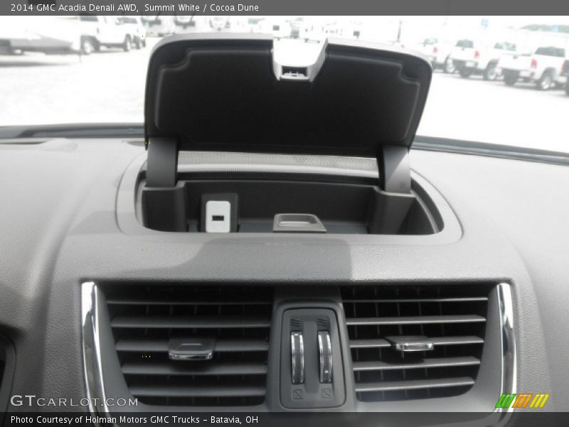 Summit White / Cocoa Dune 2014 GMC Acadia Denali AWD