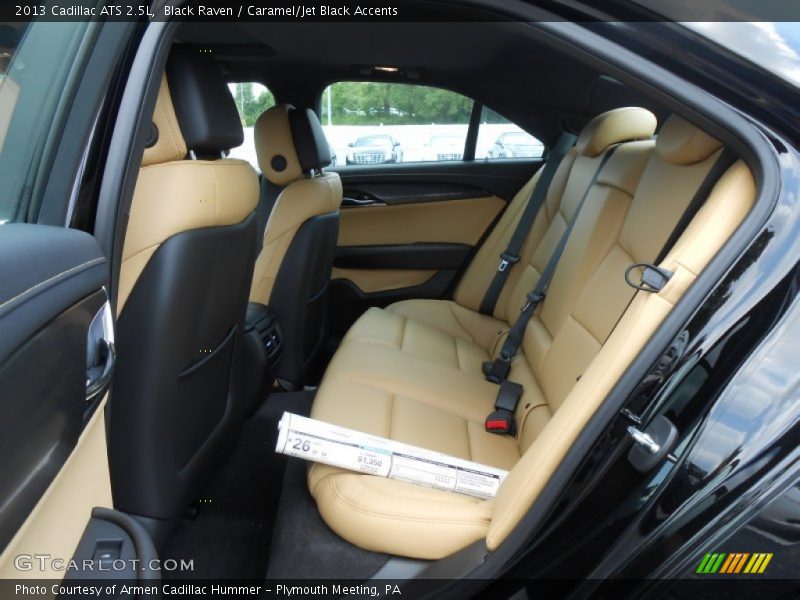 Black Raven / Caramel/Jet Black Accents 2013 Cadillac ATS 2.5L