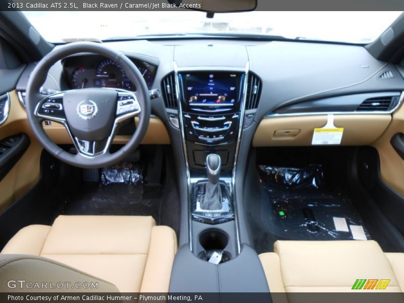 Black Raven / Caramel/Jet Black Accents 2013 Cadillac ATS 2.5L
