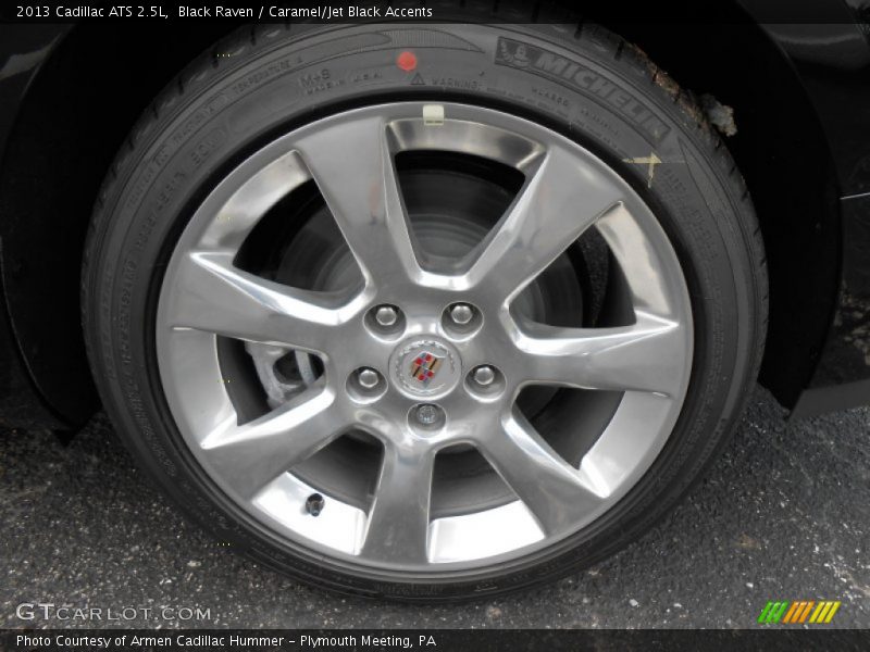 Black Raven / Caramel/Jet Black Accents 2013 Cadillac ATS 2.5L