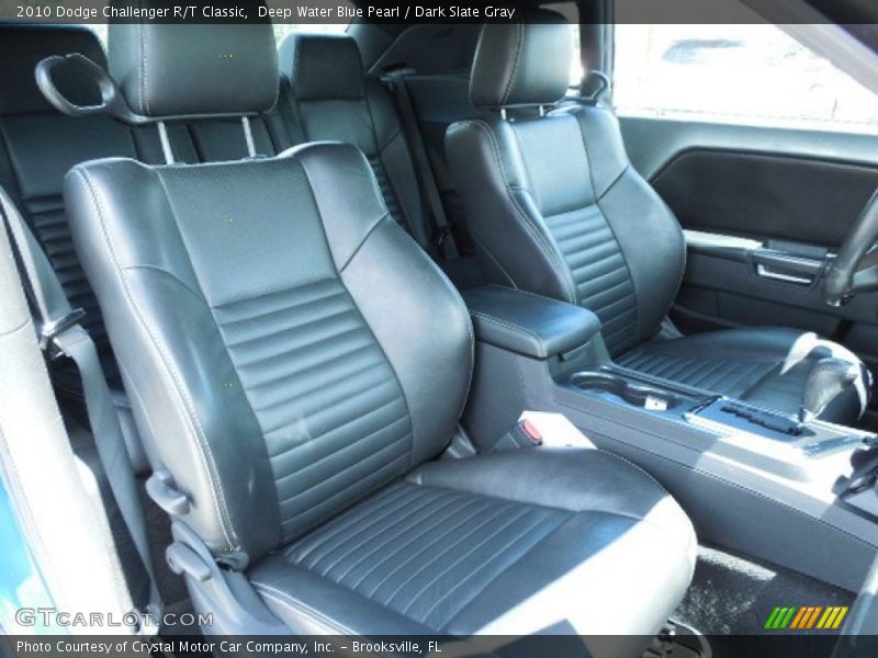 Deep Water Blue Pearl / Dark Slate Gray 2010 Dodge Challenger R/T Classic