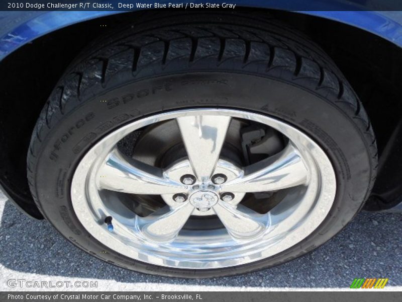Deep Water Blue Pearl / Dark Slate Gray 2010 Dodge Challenger R/T Classic