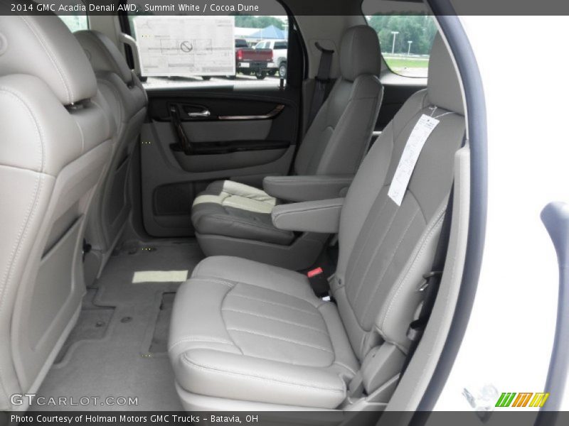 Summit White / Cocoa Dune 2014 GMC Acadia Denali AWD