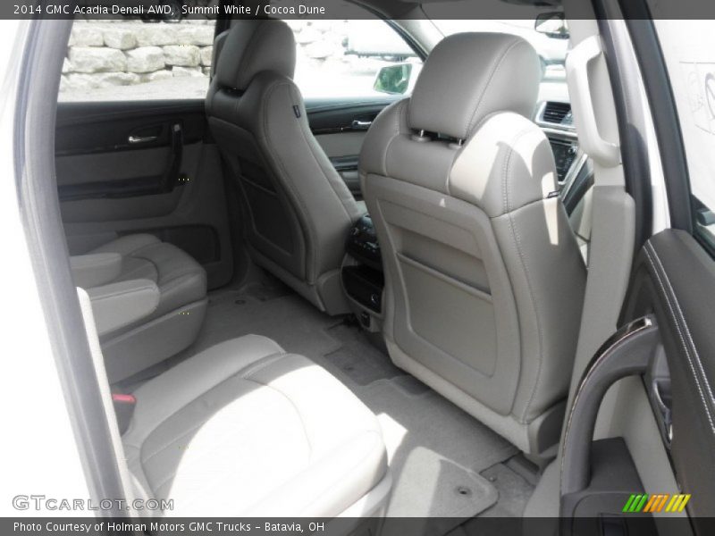 Summit White / Cocoa Dune 2014 GMC Acadia Denali AWD