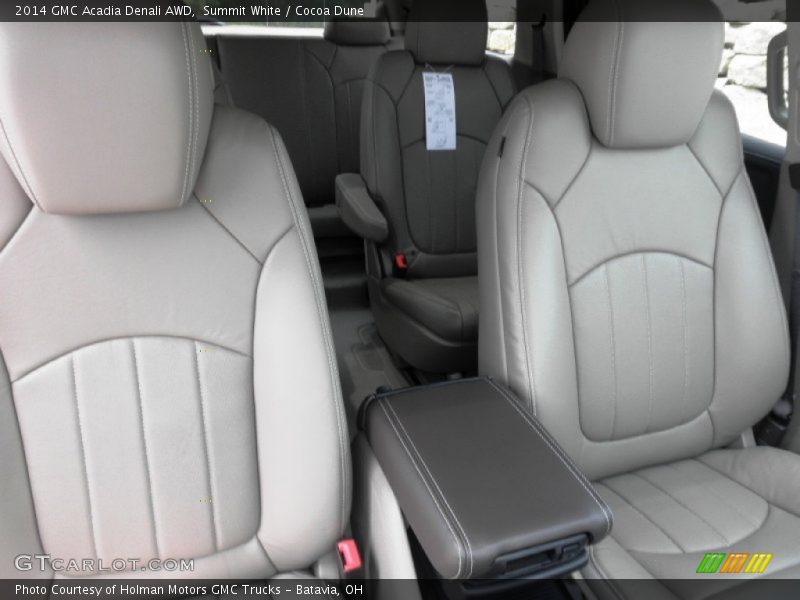 Summit White / Cocoa Dune 2014 GMC Acadia Denali AWD