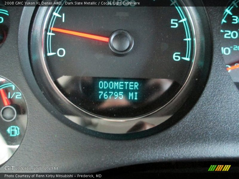 Dark Slate Metallic / Cocoa/Light Cashmere 2008 GMC Yukon XL Denali AWD